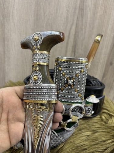 جنبية خنجر فضة الكايدة