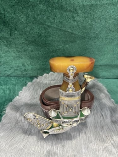 جنبية خنجر مخلوط حك زراف