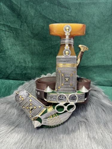 جنبية خنجر مخلوط حك زراف