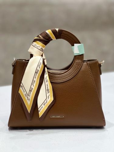 Dark brown handbag