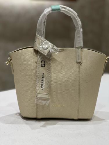Beige handbag