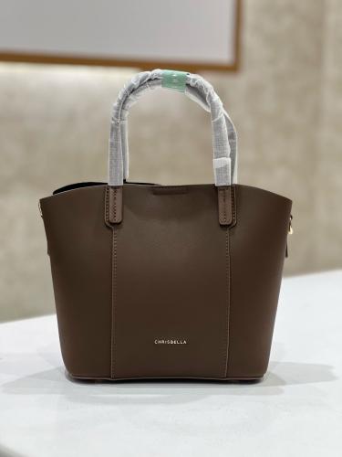 Dark brown handbag