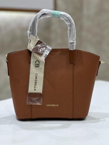 Dark brown handbag