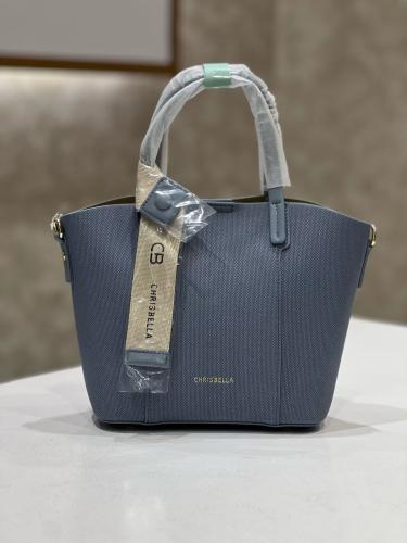 Sky blue handbag