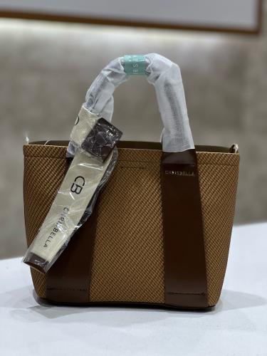 Dark brown handbag