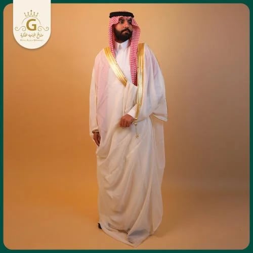 Men's VIP Bisht, beige color