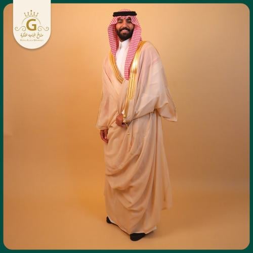 Men's VIP bisht color beige