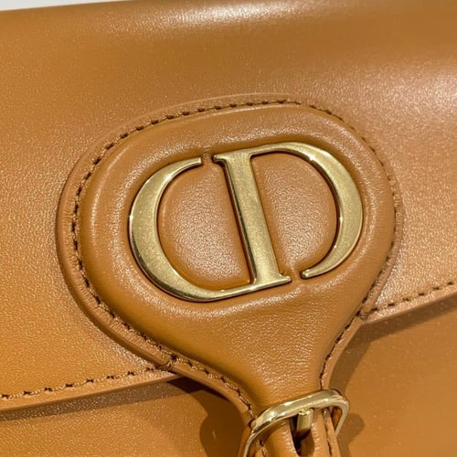 DIOR BOBBY EAST-WEST BAG Amber Box Calfskin