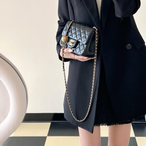 Chanel CF mini square lambskin 17cm