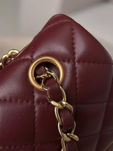 Cf small lambskin leather ghw