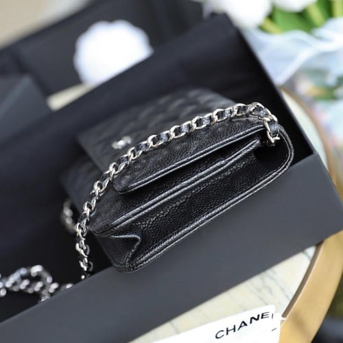 Chanel Caviar Wallet On Chain