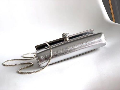 شنطة بولجري ميني أنيقة - فضي