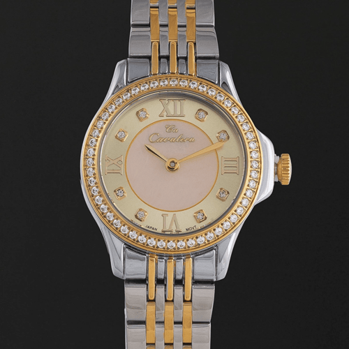 هدية ساعة نسائية مع ورد وشمعة معطرة CL23