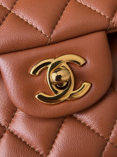 Chanel cf lambskin leather ghw small