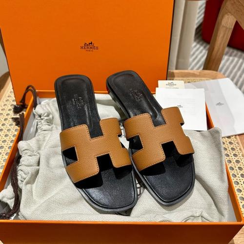 Hermès Oran epsom sandals