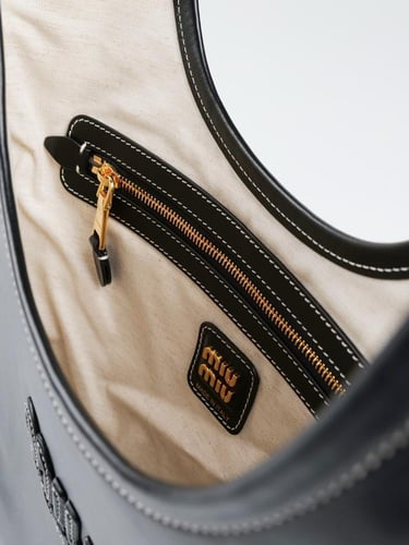 ميو ميو IVY leather bag مقاس 35cm