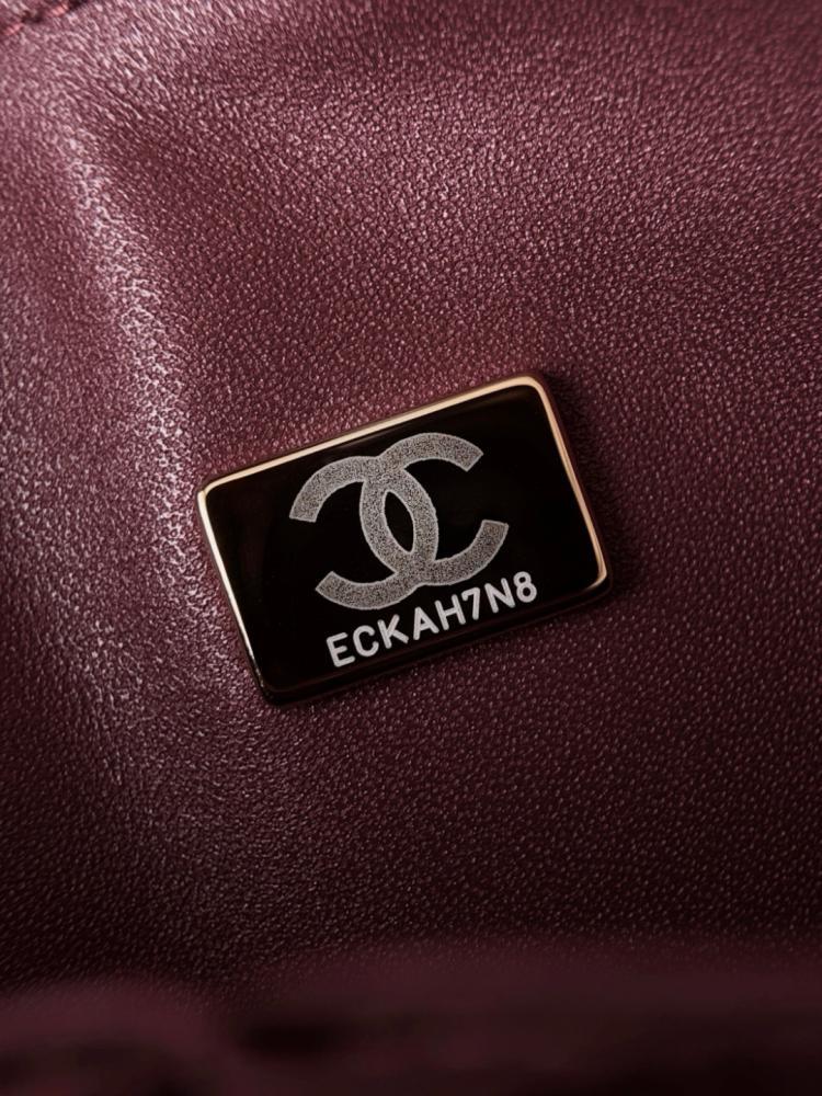 Cf small lambskin leather ghw