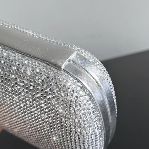 شنطة Knot Clutch الفضية من بوتيغا فينيتا