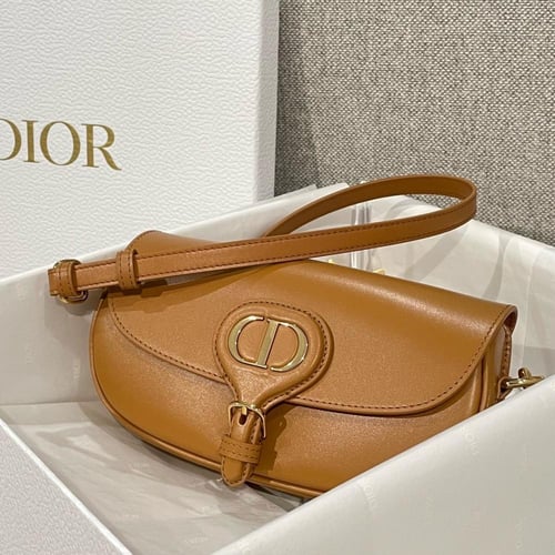 DIOR BOBBY EAST-WEST BAG Amber Box Calfskin