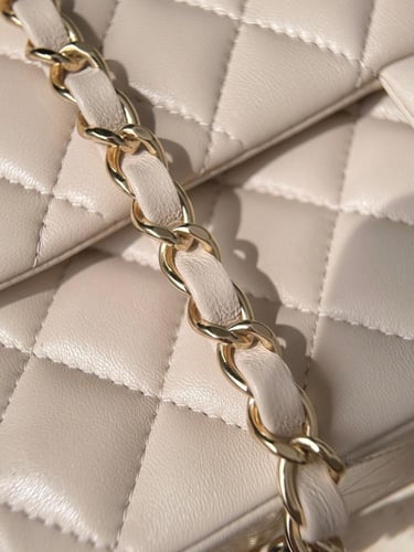 Cf medium lambskin leather ghw