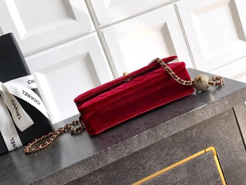 شنطة شانيل بيرل كراش المخملية – Wallet On Chain
