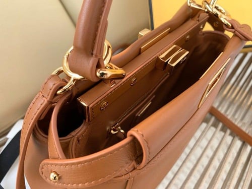 Fendi peekaboo mini brown color