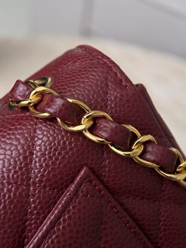 Cf mini caviar leather ghw