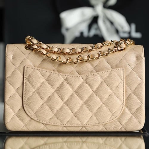 Chanel CF small caviar leather