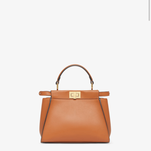 Fendi peekaboo mini brown color