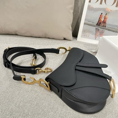 Dior saddle with strap calfskin leather