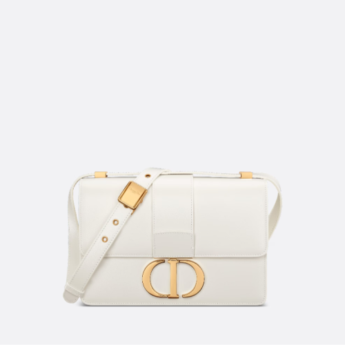 30 Montaigne Bag Latte Box Calfskin 24cm