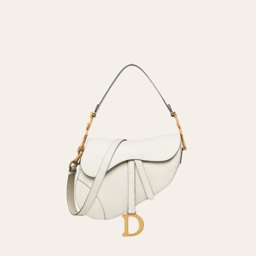 Dior saddle with strap calfskin leather
