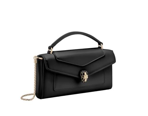 شنطة بولجري ميني أنيقة - أسود