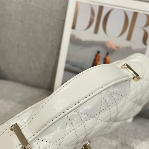 MISS DIOR MINI BAG Latte Cannage Lambskin 21cm