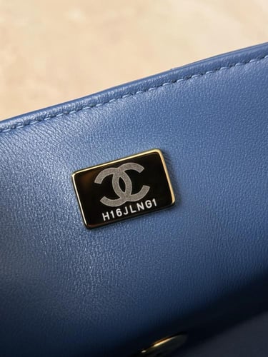 Cf mini lambskin leather ghw