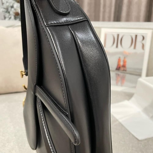 Dior saddle with strap lambskin leather