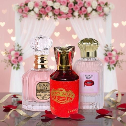 مجموعة 3 عطور نسائية فرمونية 100مل