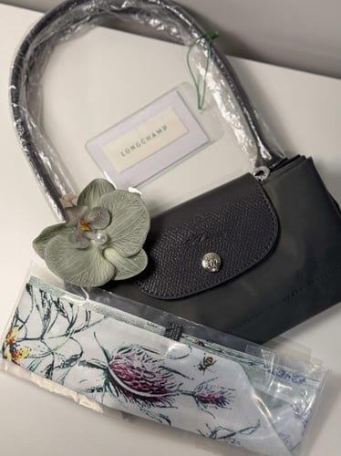 شنطة لونق شامب رمادي -ميديم