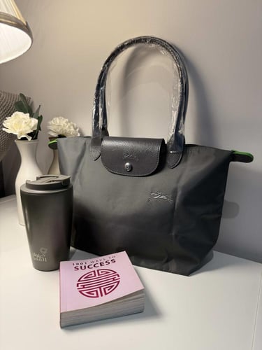 شنطة لونق شامب رمادي -ميديم