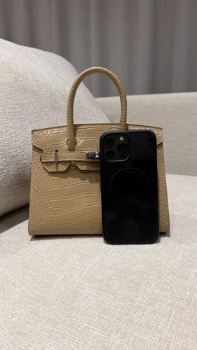 بيركن ميني كروك كامل بيج - 20cm