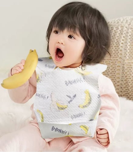 Banana Disposable Bib