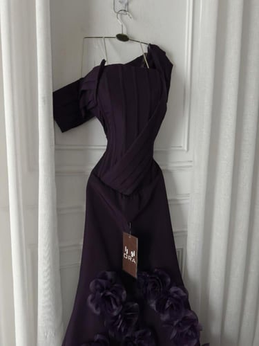 فستان ليلكي باربي ورود ليزر