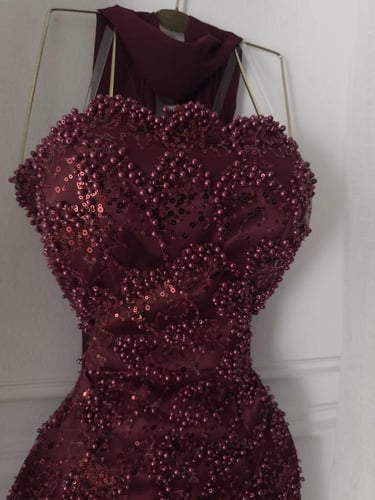 فستان كلفه شك ولولو وشال جورجيت