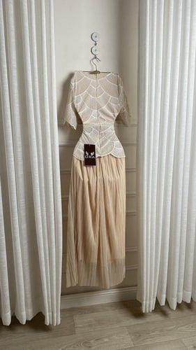 فستان شك سهره وجورجيت بوليسيه