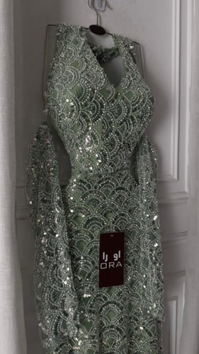 فستان تيفاني كلفه شك سهره اكمام