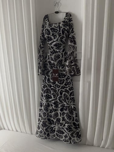 فستان موكا كلفه شك سهره