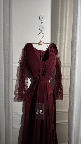 فستان عودي كلفه شك سهره وجورجيت