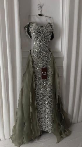 فستان شك سهره راقي وذيل جزار كسرات