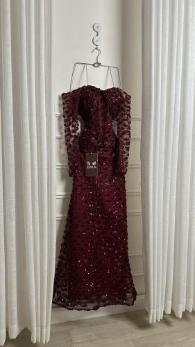 فستان كلفه شك سهره لونين