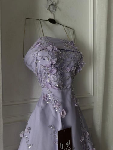 فستان لافندر كلفه مودر